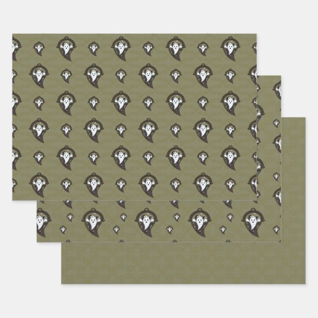 Über das Set Ghost Wrapping Paper Geschenkpapier Set (Set)