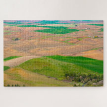 Über dem bemalten Palast von Steptoe Butte Hard