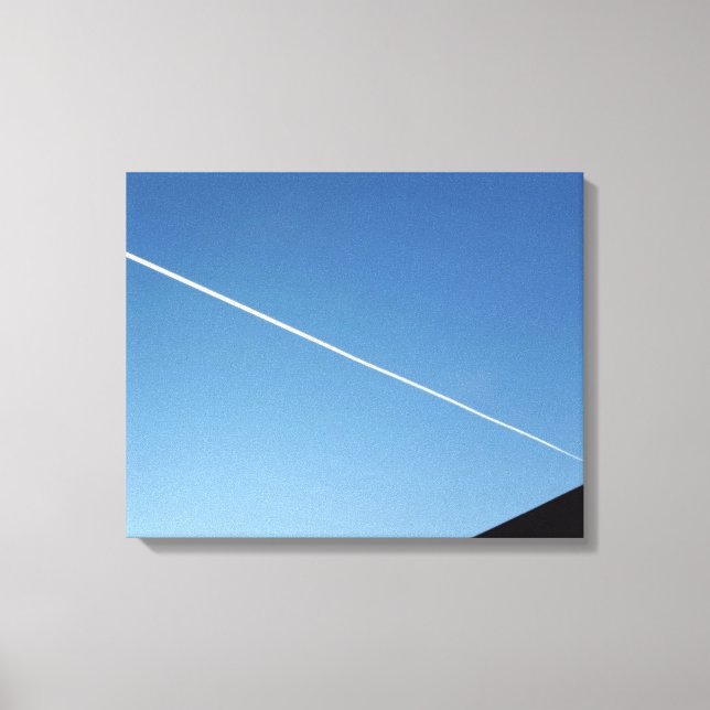 über dem Dach Leinwanddruck (Vorderseite)