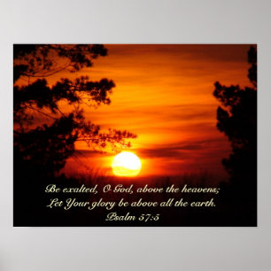 Über dem Erdsonnenuntergangplakat Poster