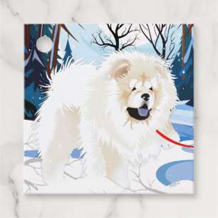 Über dem Fluss Creme Geschenktafeln vorne und hint Geschenkanhänger