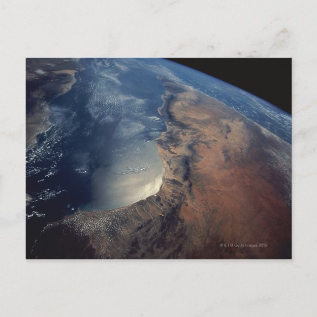 Über dem Golf von Aden und Somalia Postkarte (Vorderseite)