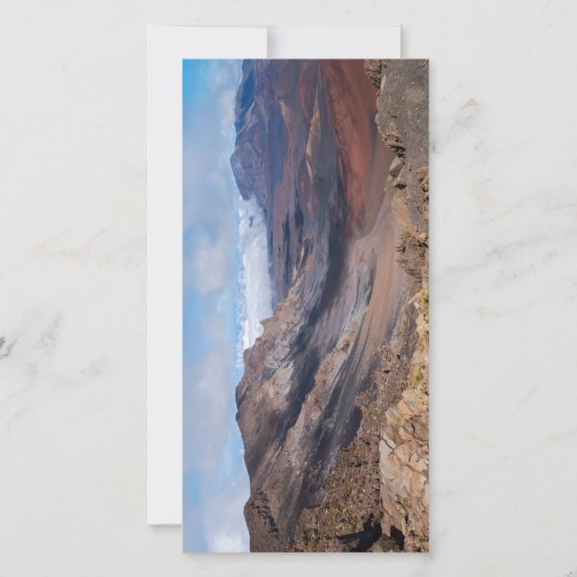 über dem Haleakala-Krater vom Rand aus (Vorderseite)