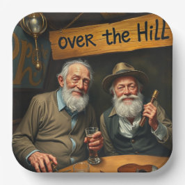 Über dem Hill Club 2 Pappteller