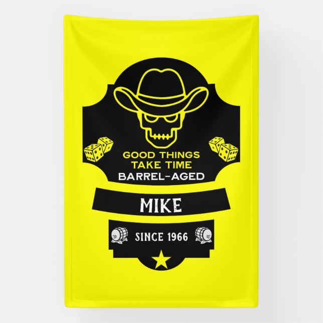 Über dem Hügel Alt werden Banner (Vertikal)