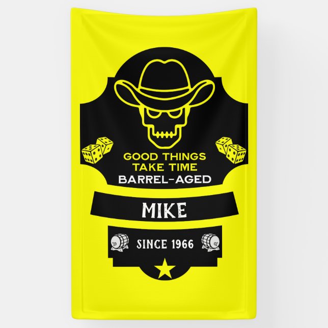 Über dem Hügel Alt werden Banner (Vertikal)