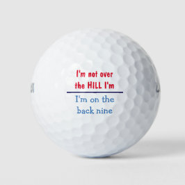 Über dem Hügel Golfball