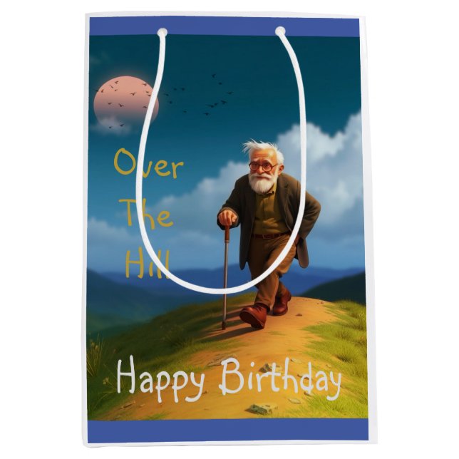Über dem Hügel Mittlere Geschenktüte (Vorderseite)