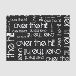 Über dem Hügel Seidenpapier