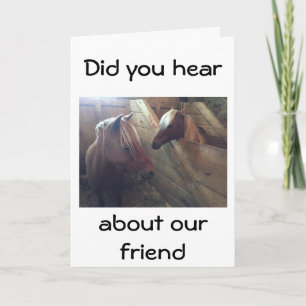 ÜBER DEM HÜGEL SPASS VON ZWEI TALKPFERDEN KARTE