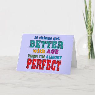 Über dem Hügel zum Geburtstag Spaß Karte