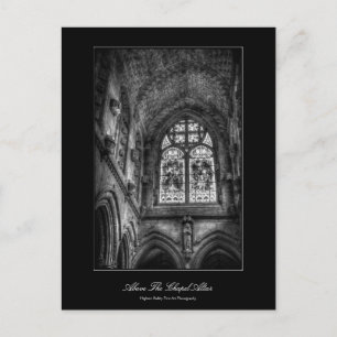 Über dem Kapellaltar, Glass-Fenster Postkarte