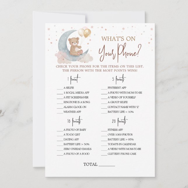 Über dem Kinderzimmer, was auf Ihrer Telefonkarte  Einladung (Vorderseite)