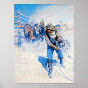 Über dem Meer der Runde Poster