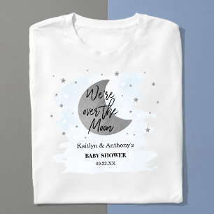 Über dem Mond Boys Baby Dusche T-Shirt