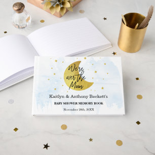 Über dem Mond Boys Baby ShowMemory Gästebuch