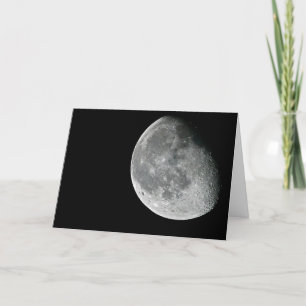 Über dem Mond Feiertagskarte
