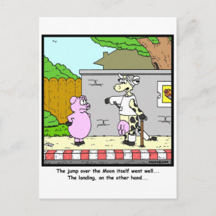 Über dem Mond Postkarte