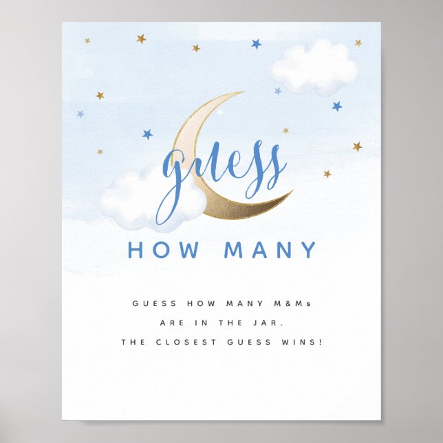 Über dem Mond schätzen, wie viele Kanadier signier Poster (Vorne)