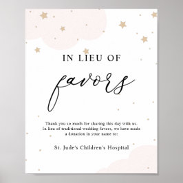 Über dem Mond Twinkle Stern in Lieu der Lieblings Poster