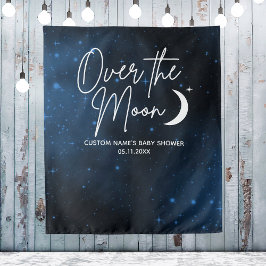 Über dem Mond über der Wand, Babydusche neutral Wandteppich