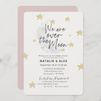 Über dem Mond und den Sternen Girl Babydusche