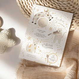 Über dem Mond Whimsical Baby Dusche Einladung