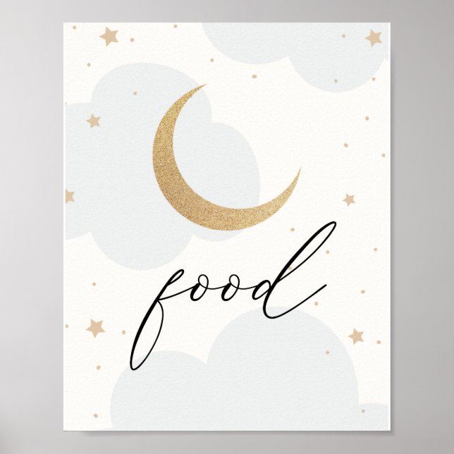 Über dem Moon Twinkle Star Food Poster (Vorne)