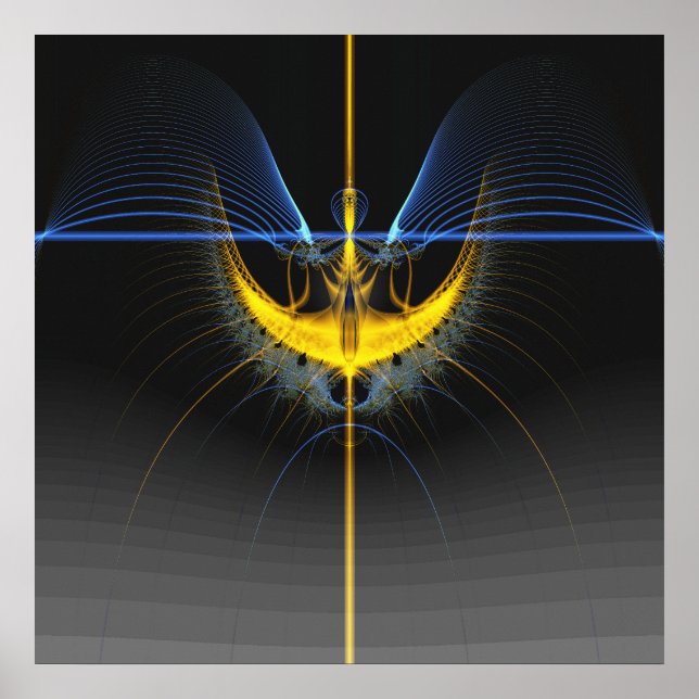 "Über dem Nebel" Poster (Vorne)