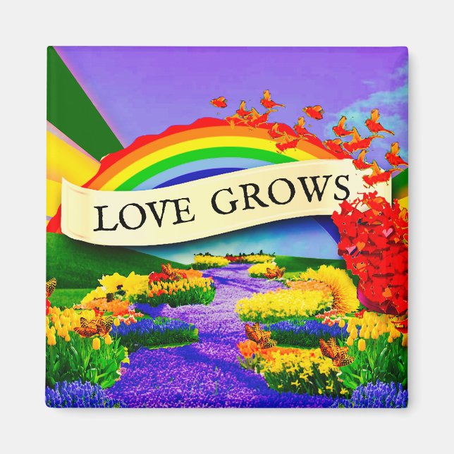 ÜBER DEM RAINBOGEN MAGNET (Vorne)