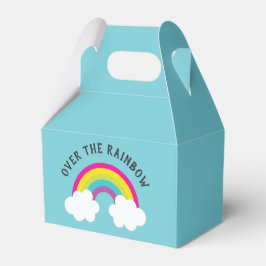 Über dem Rainbow-Geburtstag / Dusche Geschenkschachtel