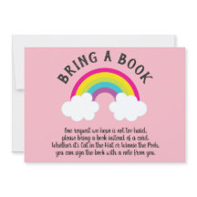 Über dem Regenbogen ein Buch bringen