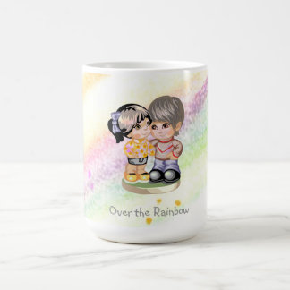 Über dem Regenbogen - Kaffeetasse