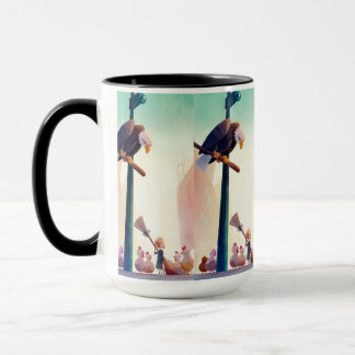Über dem ruhigen Morgen Tasse