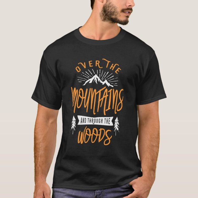 Über den Bergen T-Shirt (Vorderseite)