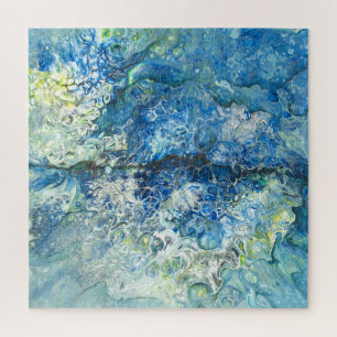 Über den Bergen über dem Meer Puzzle