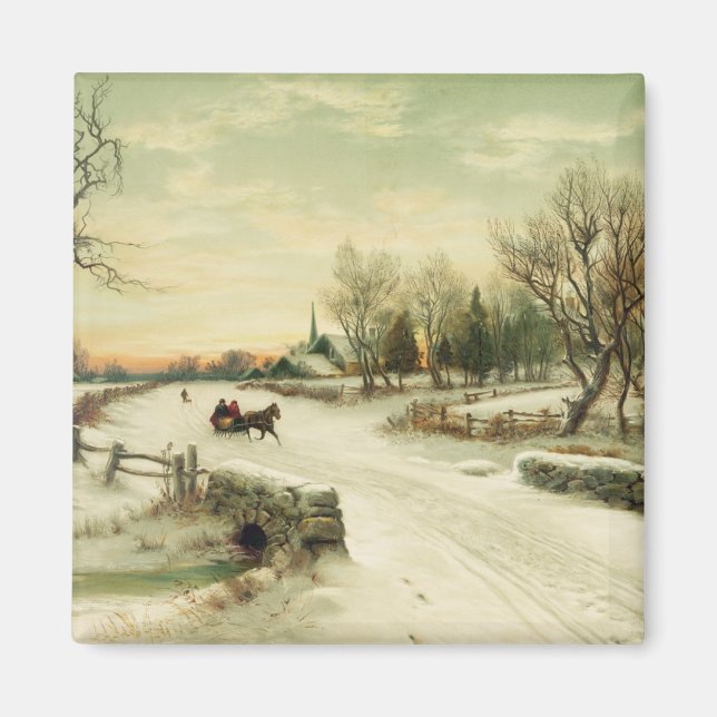 Über den Fluss und durch den Kühlschrankmagnet des Magnet (Vorne)