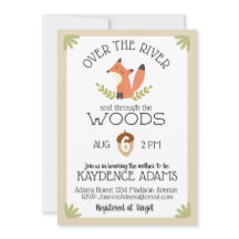 Über den Fluss und durch die Woods Baby Dusche