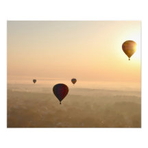 Über den frühen Morgen schweben