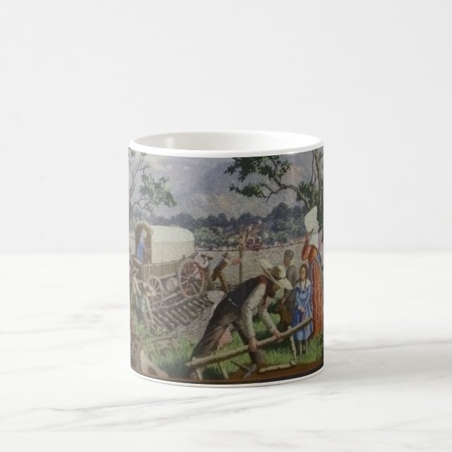 Über den Groot River Kaffeetasse (Mittel)
