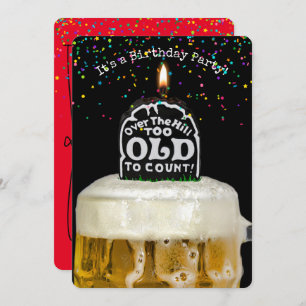 Über den Hügel Einladung zur Geburtstagsparty