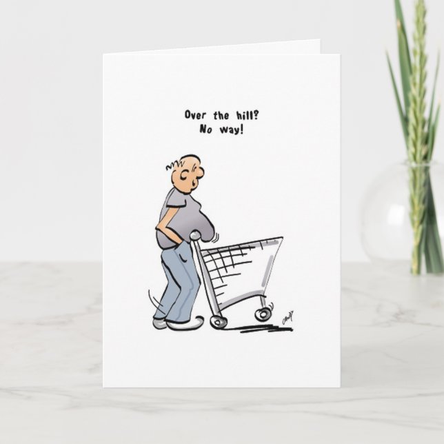 Über den Hügel? Kein Weg! Karte (Vorderseite)