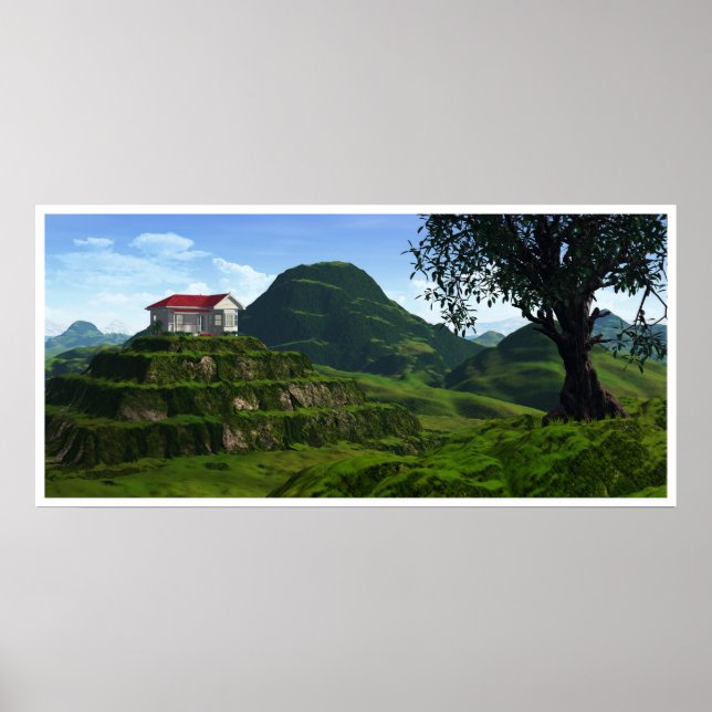 Über den Hügeln Poster (Vorne)