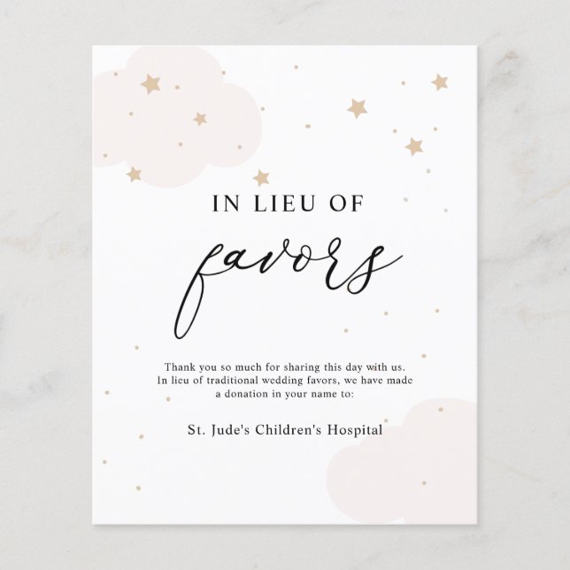 Über den Mond anstelle von Gefälligkeiten (Vorderseite)