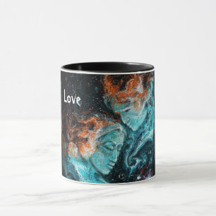 Über den Raum hinweg Tasse