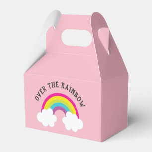 Über den Regenbogen Geburtstag / Party Geschenkschachtel