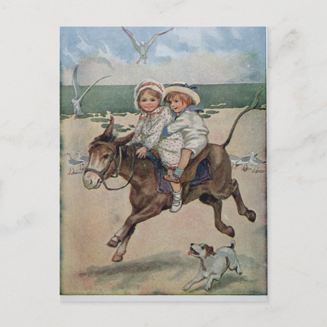 Über den Sand Postkarte (Vorderseite)