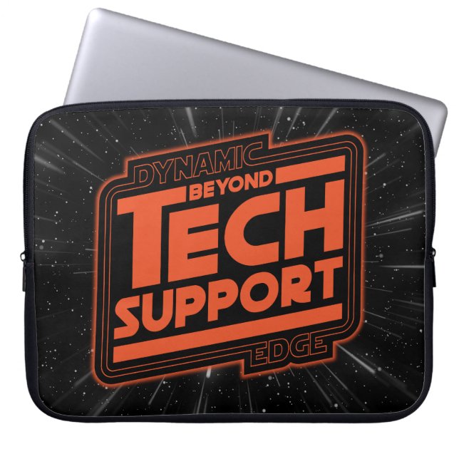 Über den technischen Support hinaus Laptopschutzhülle (Vorderseite)