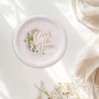 Über den Tellern des Moon Boho Gold Dust & Clouds