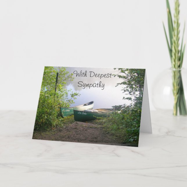 Über den Verlust eines Vaters Karte (Vorderseite)